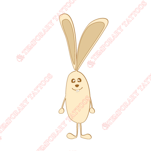 Rabbit Customize Temporary Tattoos Stickers NO.8933